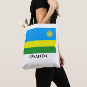 Rwanda Flag Draagtas (Dichtbij)