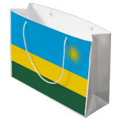 Rwanda Flag Groot Cadeauzakje (Achterkant Gekanteld)