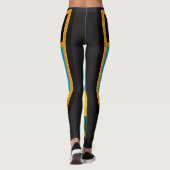 Rwanda Flag Leggings (Achterkant)