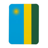 Rwanda Flag Magneet (Verticaal)