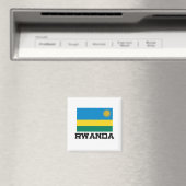 Rwanda Flag Magneet (Insitu (Vaatwasser))
