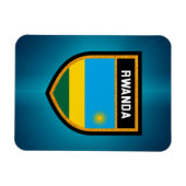 Rwanda Flag Magneet (Horizontaal)