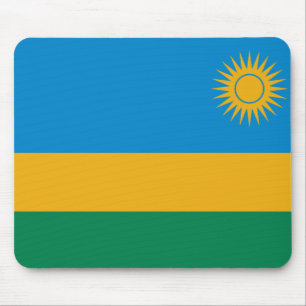 Rwanda Flag Mousepad Muismat