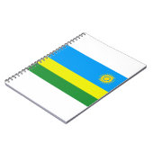Rwanda Flag Notitieboek (Linkerzijde)