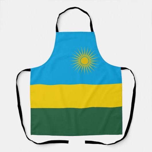 Rwanda Flag Schort (Voorkant)