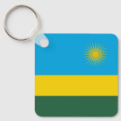Rwanda Flag Sleutelhanger (Voorkant)