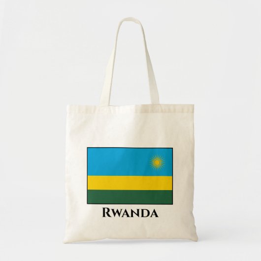 Rwanda Flag Tote Bag (Voorkant)