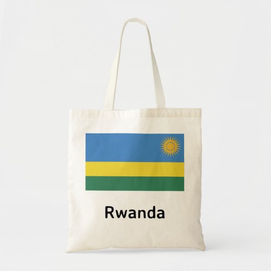 Rwanda Flag Tote Bag (Voorkant)