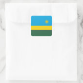RWANDA VIERKANTE STICKER (Tas)