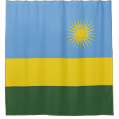 Rwanda vlag douchegordijn (Voorkant)