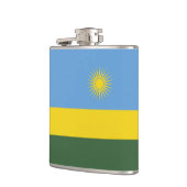 Rwanda vlag heupfles (Links)