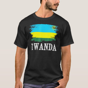 Rwanda vlag Ik hou van Rwanda T-shirt