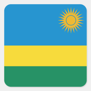 Rwanda Vlag Sticker