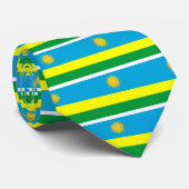 Rwanda vlag stropdas (Opgerold)