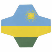 Rwanda vlag voetbal (Enkel)