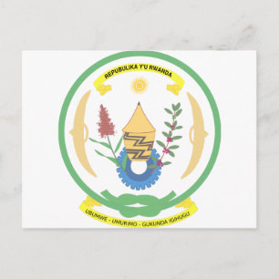 Rwanda-wapen Briefkaart