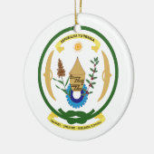 Rwanda-wapenstilstand Keramisch Ornament (Links)