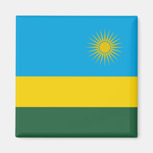 Rwandese vlag (Rwanda) (Afrikaanse staat) Magneet