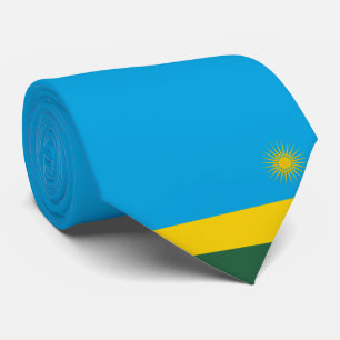Rwandese vlag (Rwanda) (Afrikaanse staat) Stropdas