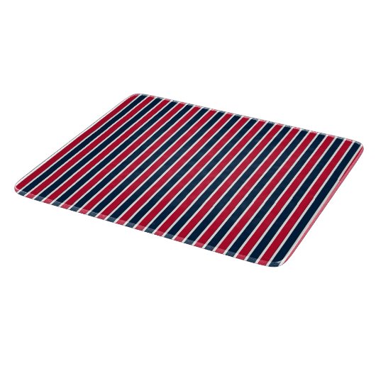 RWB Baseball Coord Stripes 1-6x7 CUTTING BOARD Snijplank (Hoek)
