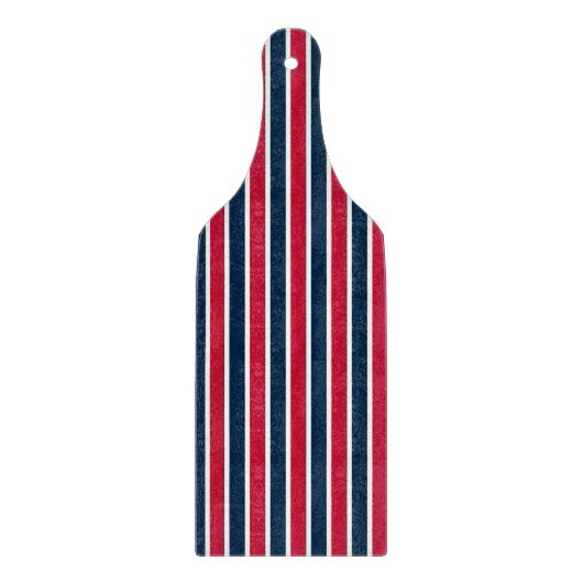RWB Baseball Coord Stripes 1-CUTTING BOARD PADDLE Snijplank (Voorkant)