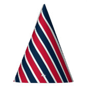 RWB Baseball Coord Stripes 1-PAPIER PETTEN Feesthoedjes (Links)