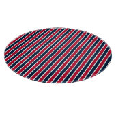 RWB Baseball Coord Stripes 1 ROND CUTTING BOARD Snijplank (Hoek)
