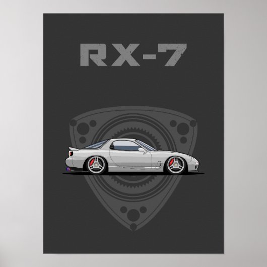 RX7 FD-rotary JDM-auto Poster (Voorkant)