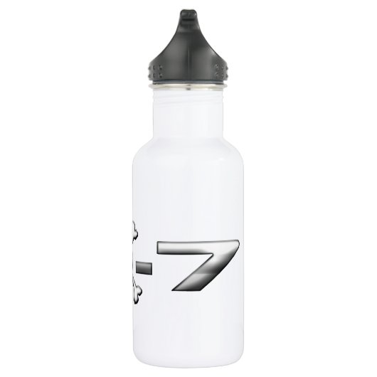 RX7 met een schedel Waterfles (Rechts)