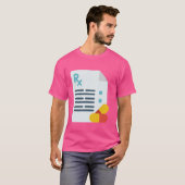 RX Apotheek Technicus Apotheker Geneeskunde T-shirt (Voorkant volledig)
