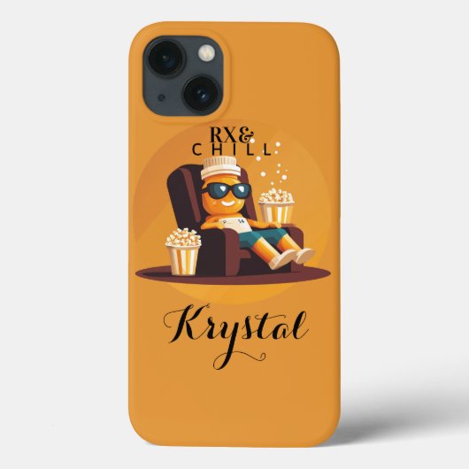 Rx & chill | Grappige apotheek tech namen Case-Mate iPhone Case (Achterkant)