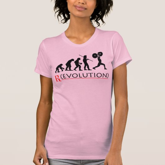 Rx Evolution Chart Women's T-shirt (Voorkant)