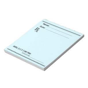 Rx Recept Blok – Schrijf Je Eigen Notities Notitieblok