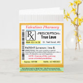 RX-recept voor liefdeskaart Kaart (Gele Bloem)