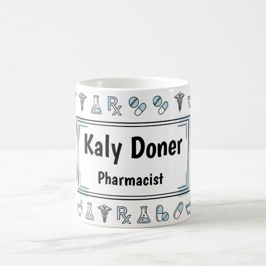 RX Style Personalized Pharmacist Mug (Centre)