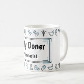 RX Style Personalized Pharmacist Mug Koffiemok (Voorkant rechts)
