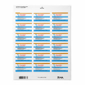 RX SUCCESS Verpleegster Dokter Medische Afstudeer Etiket (Full Sheet)