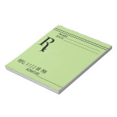 Rx-voorschrijfpad - Schrijf uw eigen voorschrijven Notitieblok (Gedraaid)