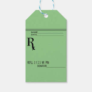 Rx-voorschrijver - Schrijf uw eigen voorstelling! Cadeaulabel