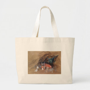Ryabushkin Dragons Cave Grote Tote Bag