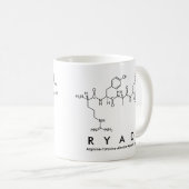 Ryad peptide nom mug (Devant droit)