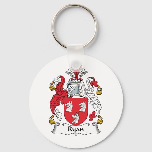 Ryan Family Crest Sleutelhanger (Voorkant)