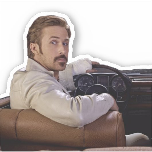 Ryan Gosling - The Fall Guy - Sticker (Devant)