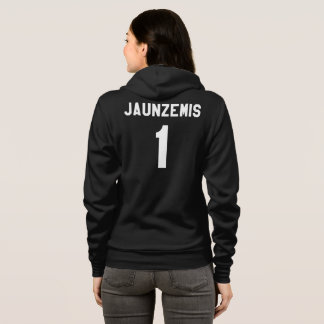 RYAN JAUNZEMIS #1 Sports-Jersey Style Full-Zip Hoodie