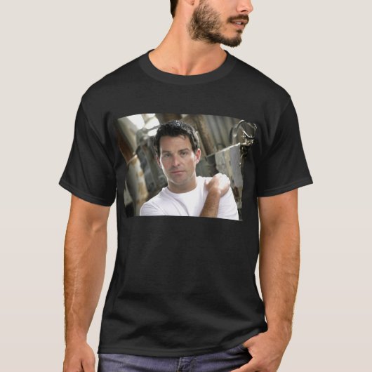 Ryan Kelly Music - Basic T Black - Plain White T T-shirt (Voorkant)
