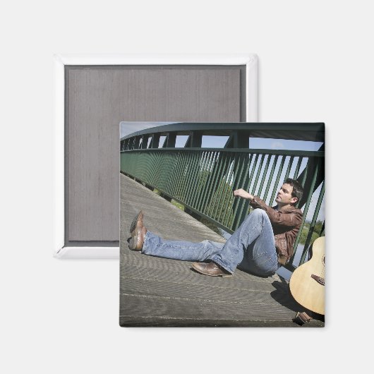 Ryan Kelly Muziek - Magneet - Gitaar (Voorkant / Achterkant)