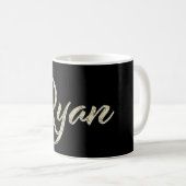 Ryan Name Whitegold Tasse Teetasse (Devant droit)