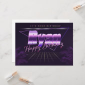 Ryan Nom Prénom Date de naissance de la carte (Devant/Arrière en situation)