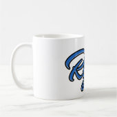 Ryan Prénom Blue Tasse Café (Gauche)