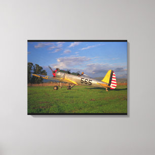 Ryan, PT-22, WWII_Classic Aviation Canvas Afdruk